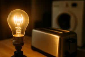 lights flicker when using appliances