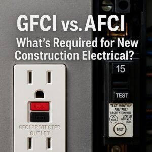 GFCI vs. AFCI Requirements for New Construction